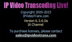 IP Video Transcoding