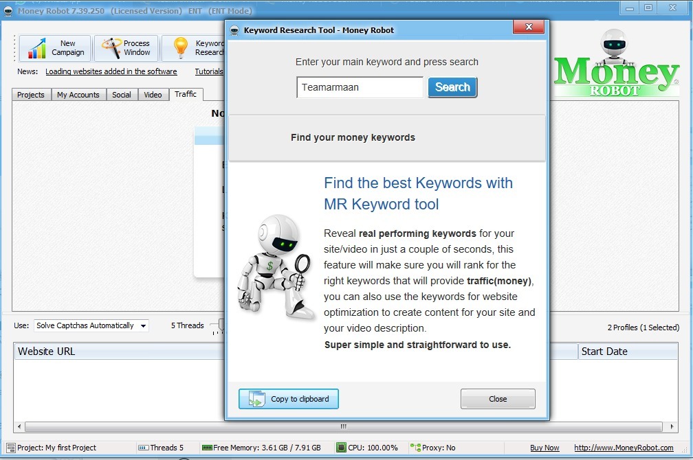 money robot submitter 7.36 cracked