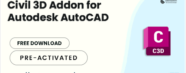 Civil 3D Addon for AutoCAD 2024 (.2) Free Download