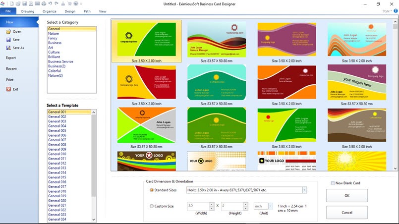 EximiousSoft Business Card Designer Pro 5.23 Free Download