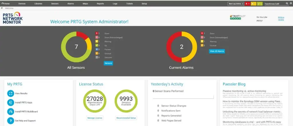 PRTG Network Monitor