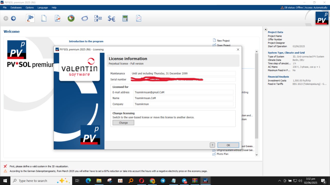 PVSOL PREMIUM R6