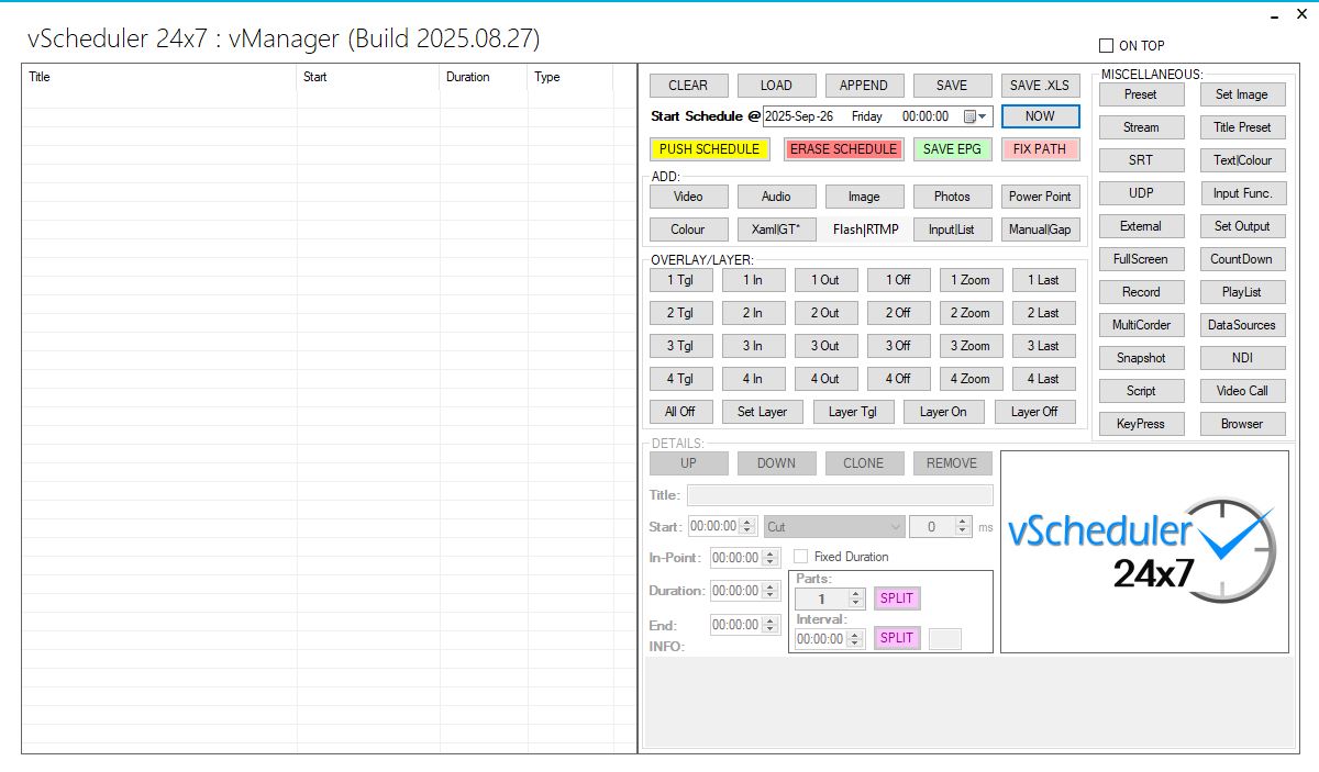 vScheduler
