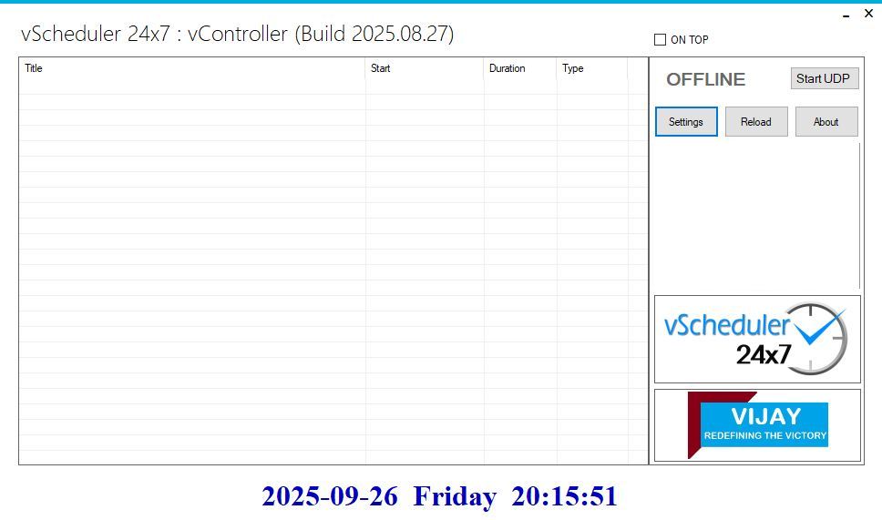 vScheduler