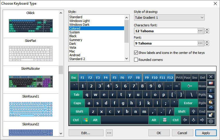 Hot Virtual Keyboard
