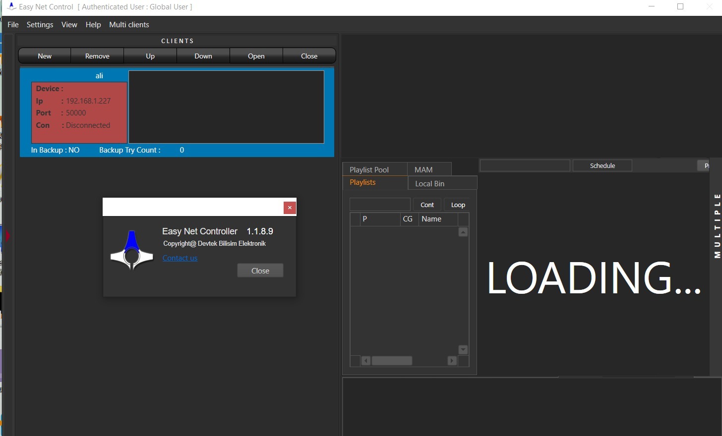 Easy Net Controller