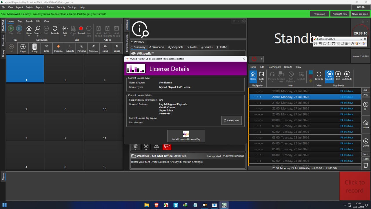 Myriad Playout