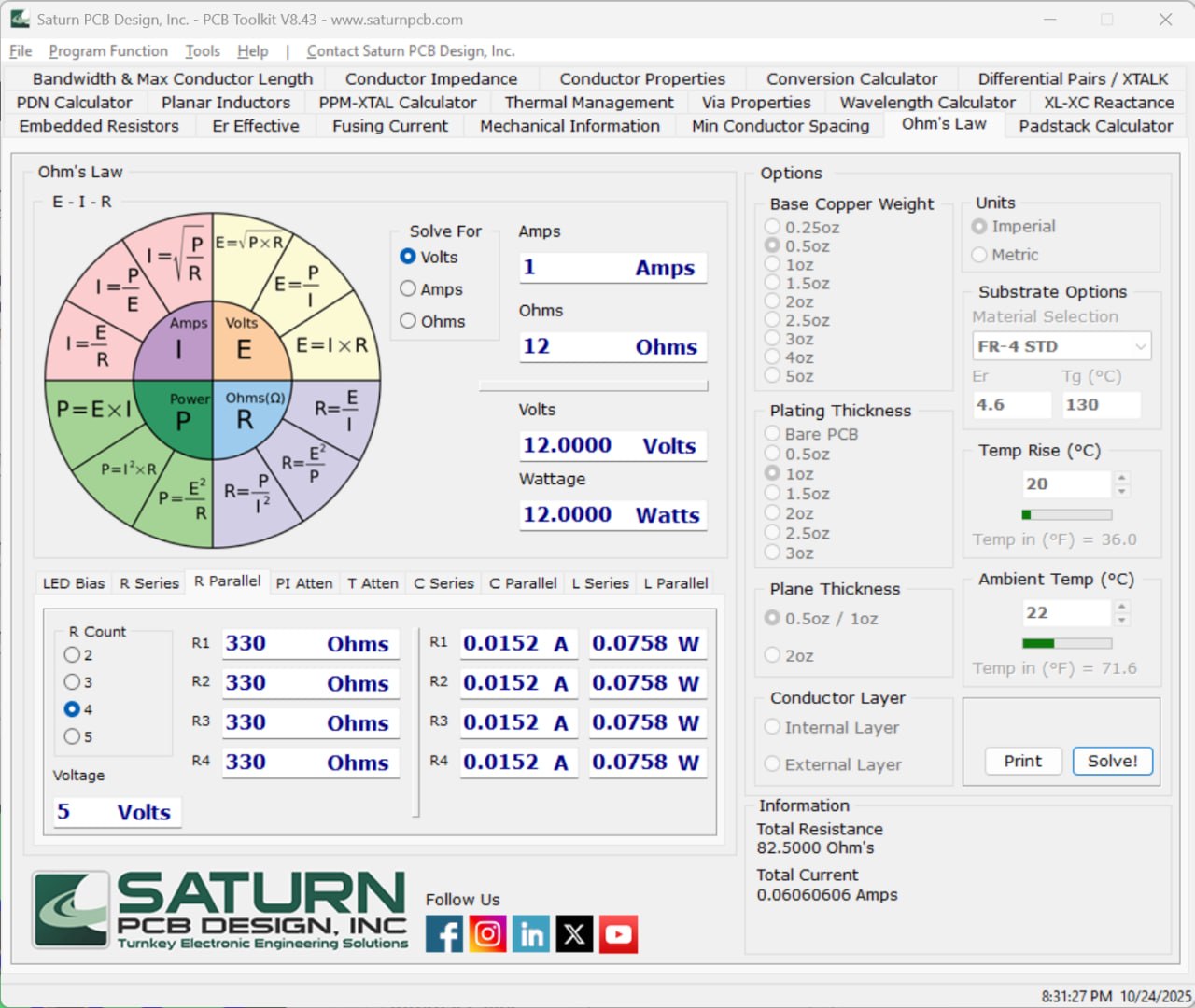 Saturn PCB Toolkit